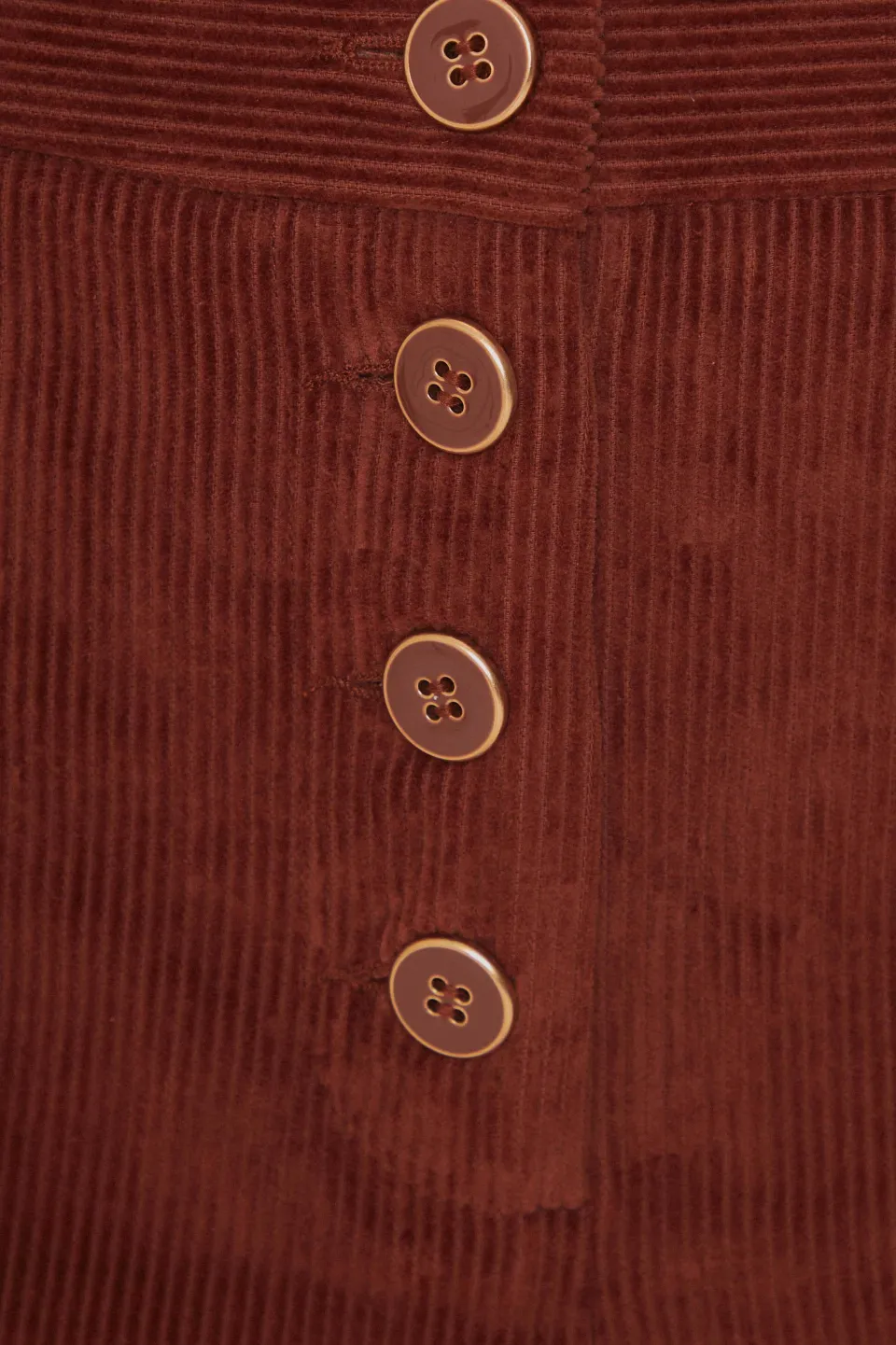 FARM Rio Pantalon<Pantalon évasé marron