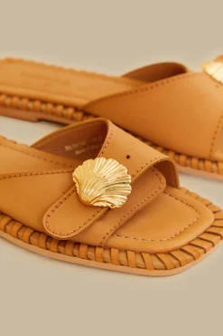 FARM Rio  Des Sandales<Pantoufle sandale caramel