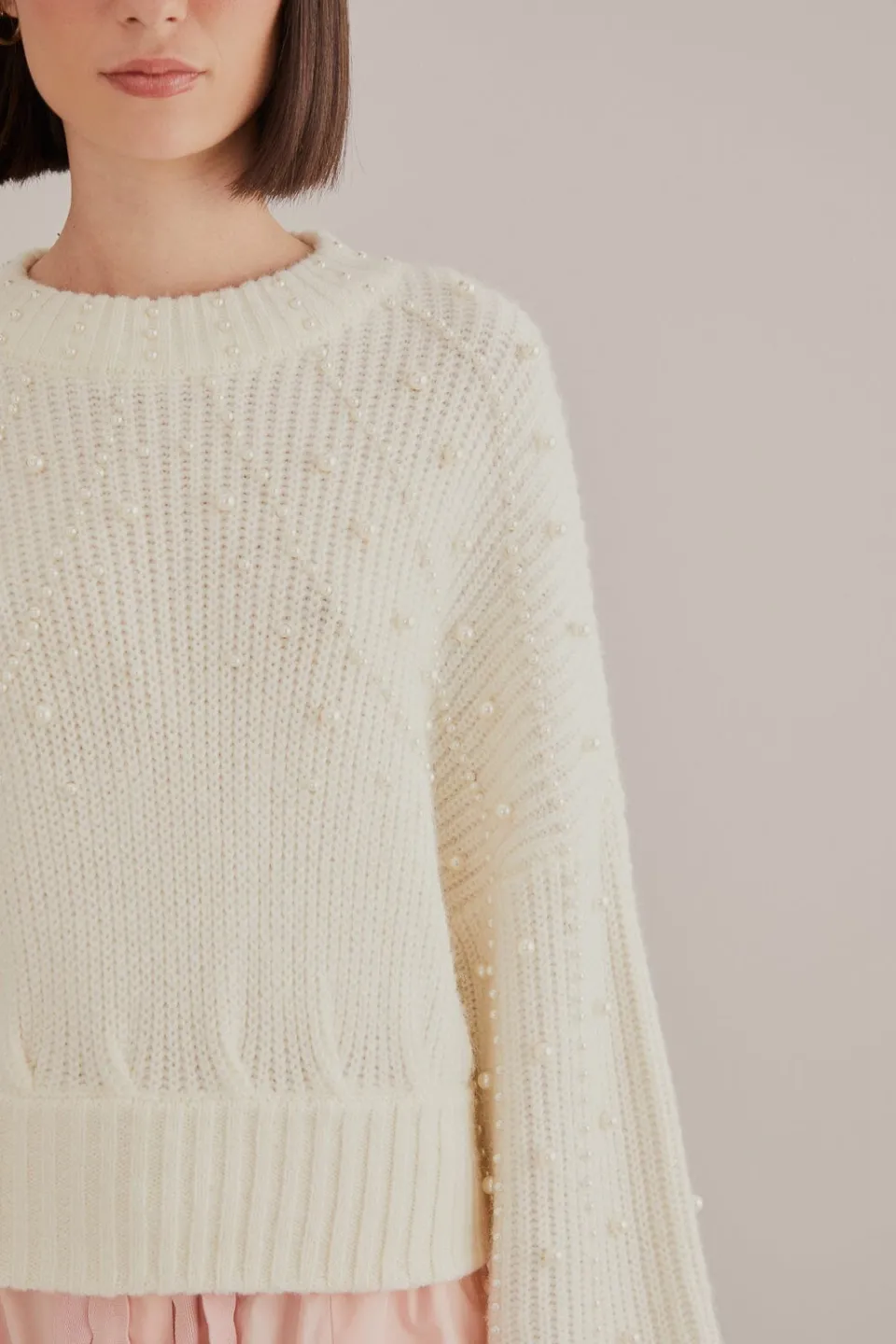 FARM Rio Pulls Et Sweat-shirts<Pull bulle brodé de perles