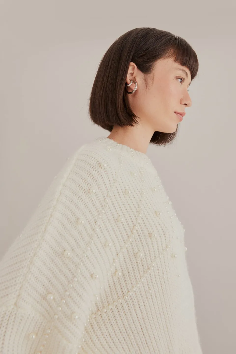 FARM Rio Pulls Et Sweat-shirts<Pull bulle brodé de perles