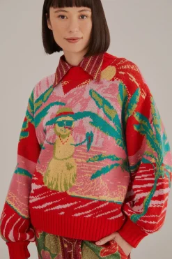 FARM Rio Cadeaux|Pulls Et Sweat-shirts<Pull de Noël ensoleillé