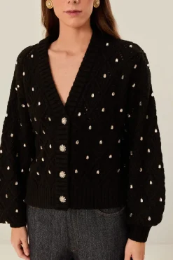 FARM Rio Pulls Et Sweat-shirts<Pull en maille à dentelle noire