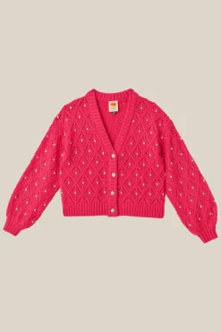 FARM Rio Pulls Et Sweat-shirts<Pull en maille à dentelle rose
