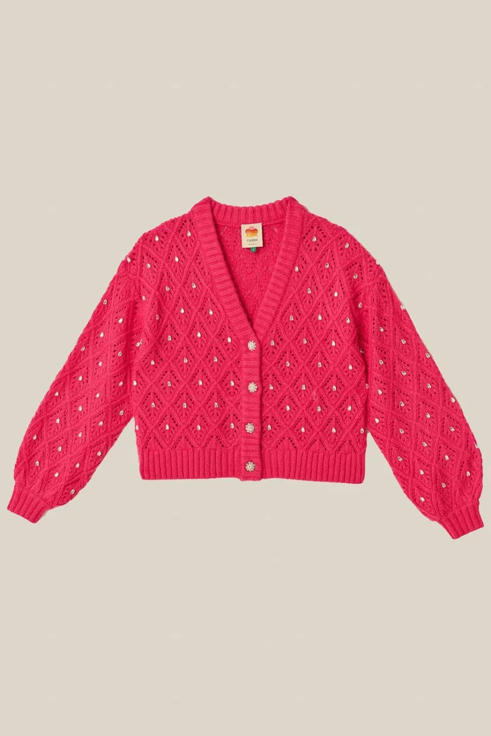 FARM Rio Pulls Et Sweat-shirts<Pull en maille à dentelle rose