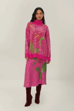 FARM Rio Pulls Et Sweat-shirts<Pull en tricot à fleurs d'anthurium