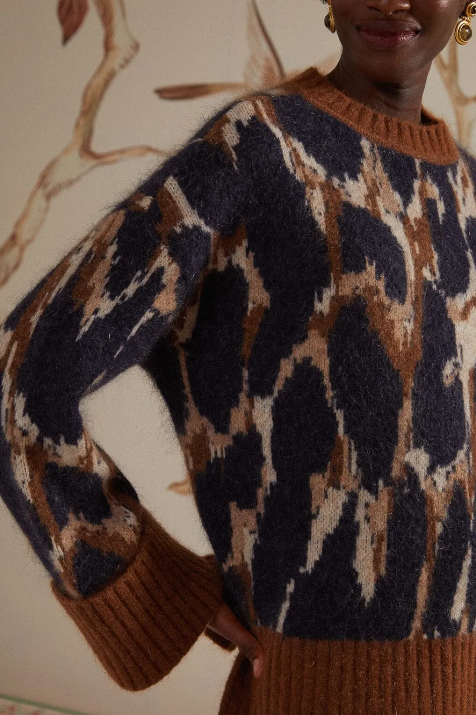 FARM Rio Pulls Et Sweat-shirts<Pull en tricot à imprimé léopard