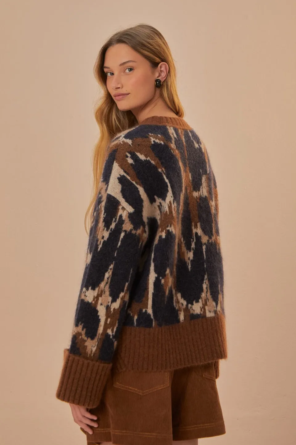 FARM Rio Pulls Et Sweat-shirts<Pull en tricot à imprimé léopard