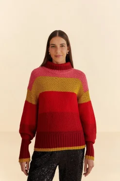 FARM Rio Pulls Et Sweat-shirts<Pull en tricot à rayures brillantes