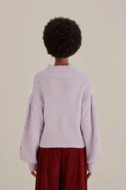 FARM Rio  Pulls Et Sweat-shirts<Pull en tricot brodé miroir