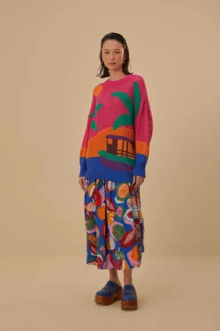 FARM Rio Pulls Et Sweat-shirts<Pull en tricot de timbres Amazon