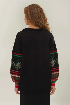 FARM Rio  Pulls Et Sweat-shirts<Pull en tricot noir Hohoho