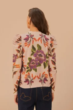 FARM Rio  Pulls Et Sweat-shirts<Pull en tricot Winter Garden crème