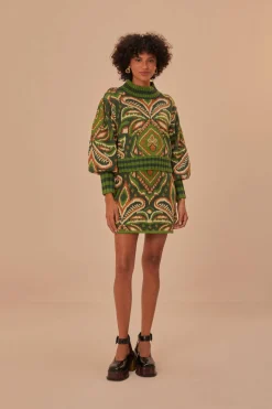 FARM Rio Pulls Et Sweat-shirts<Pull Ikat à imprimé ananas vert