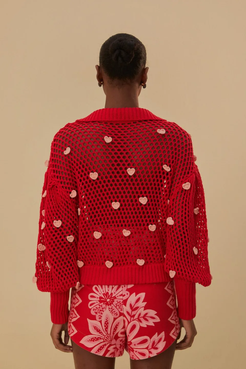 FARM Rio Pulls Et Sweat-shirts<Pull tricoté coeurs faits à la main
