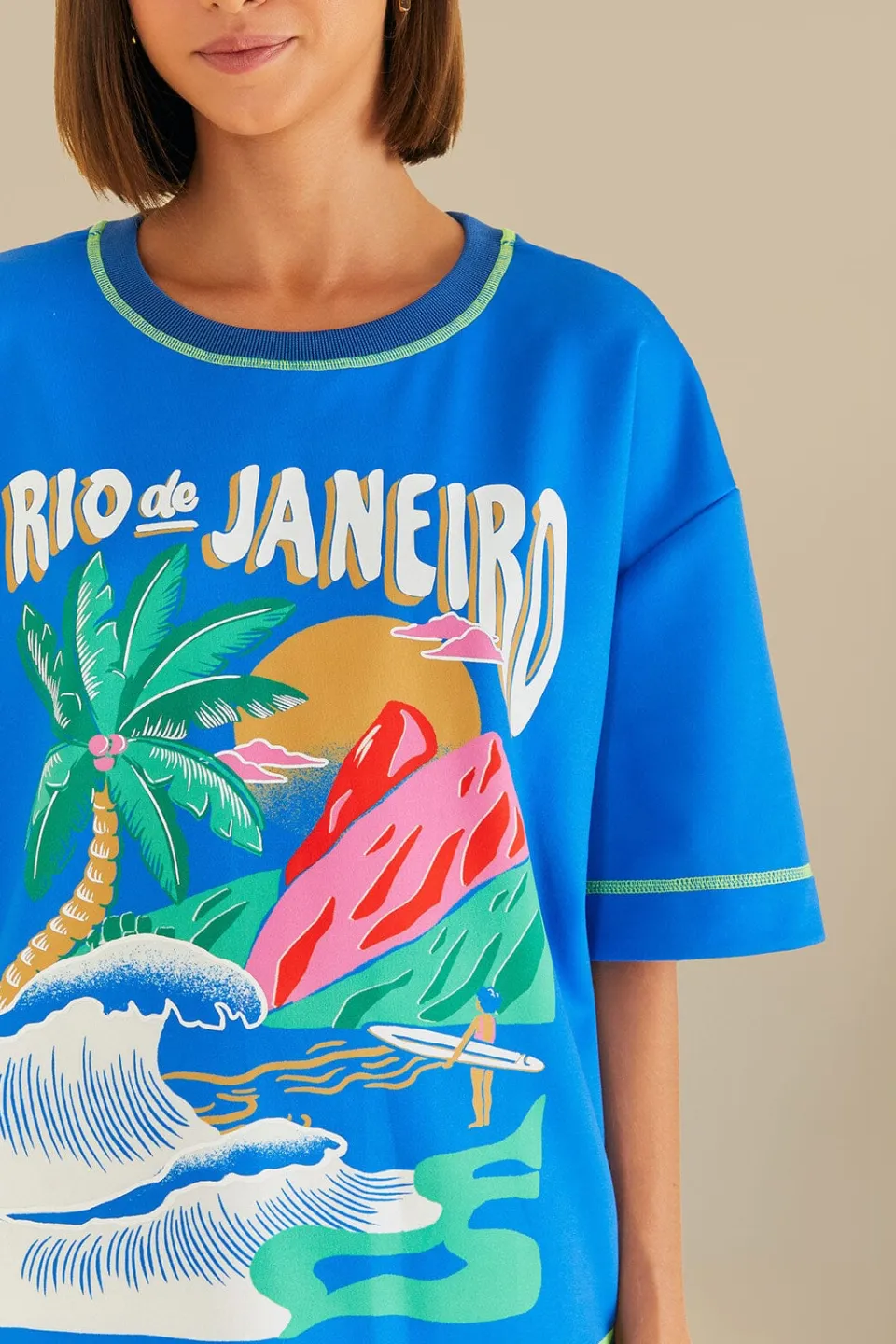FARM Rio T-shirts<Rio de Janeiro T-shirt décontracté