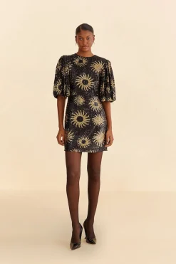 FARM Rio Robes Courtes<Robe courte à sequins Sunny Mood