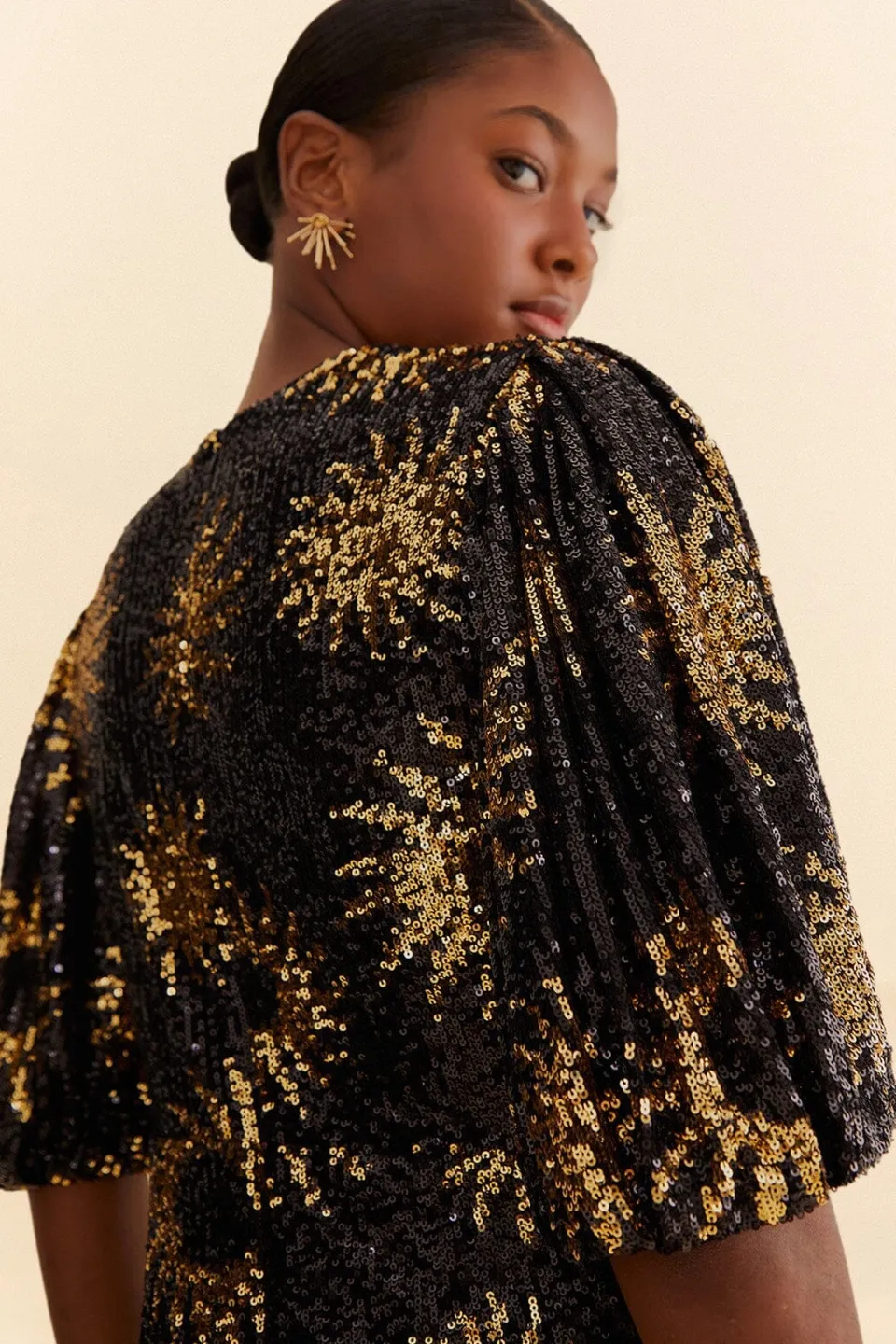 FARM Rio Robes Courtes<Robe courte à sequins Sunny Mood