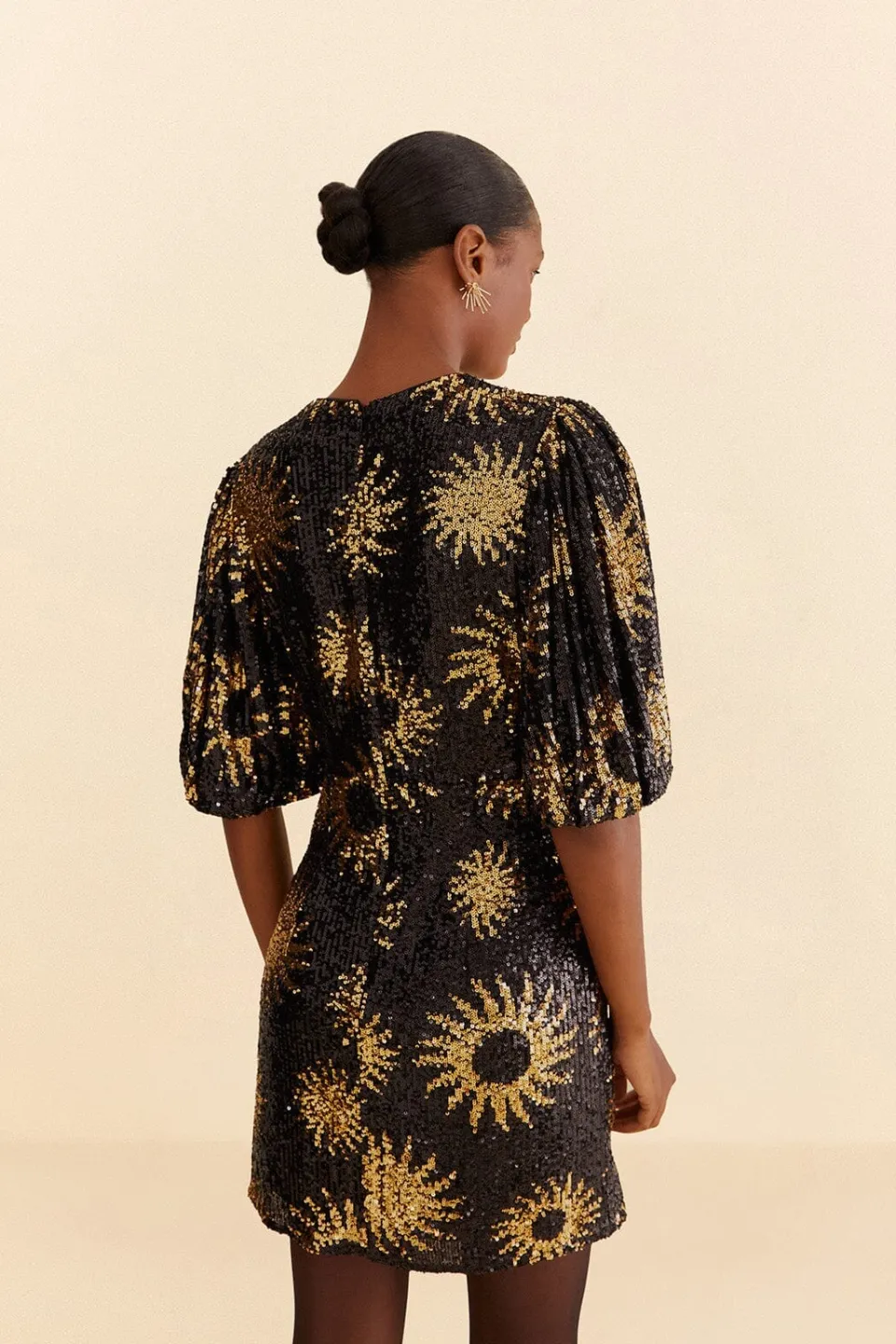 FARM Rio Robes Courtes<Robe courte à sequins Sunny Mood