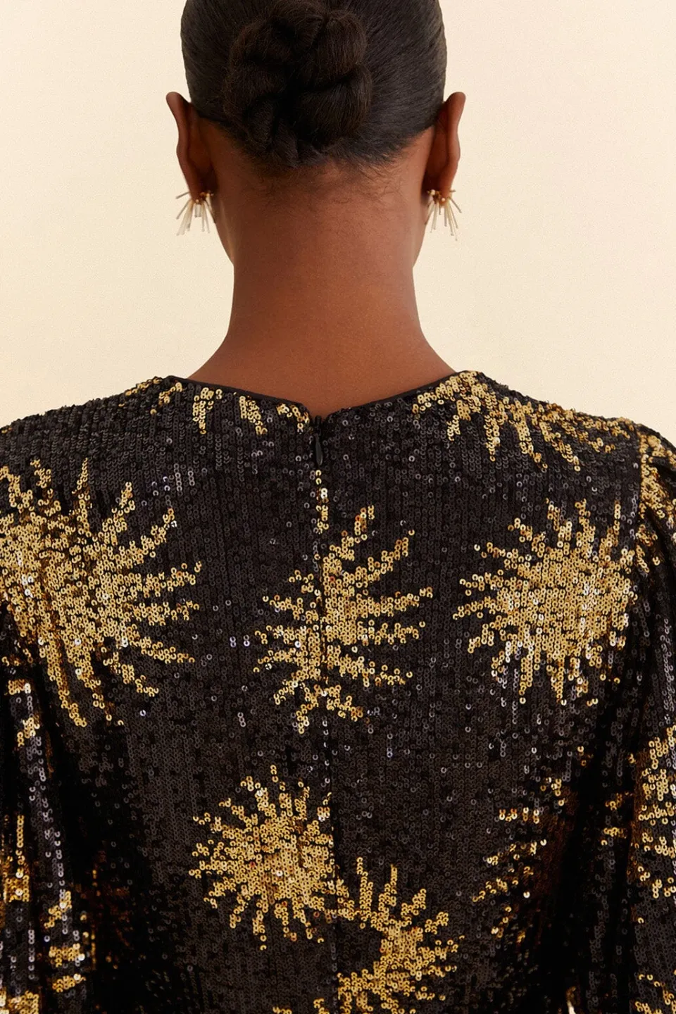 FARM Rio Robes Courtes<Robe courte à sequins Sunny Mood