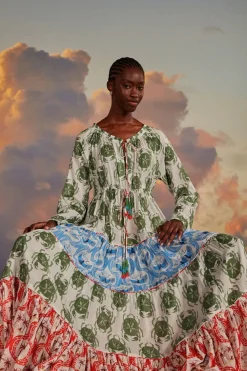 FARM Rio Robes Longues<Robe longue à manches longues Stamp Mix