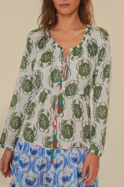 FARM Rio  Robes Longues<Robe longue à manches longues Stamp Mix