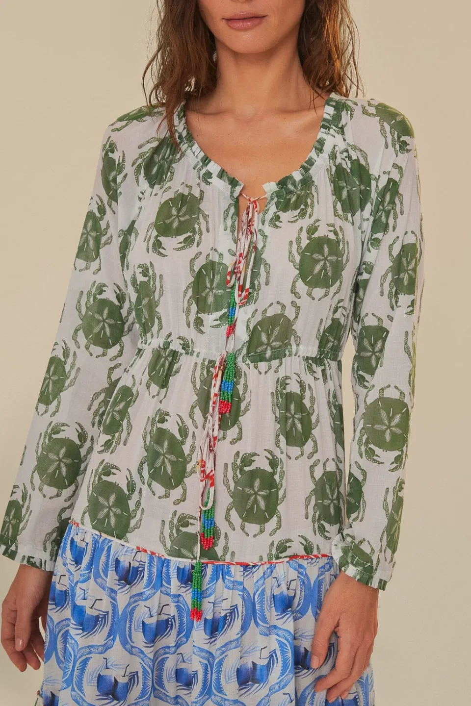 FARM Rio Robes Longues<Robe longue à manches longues Stamp Mix