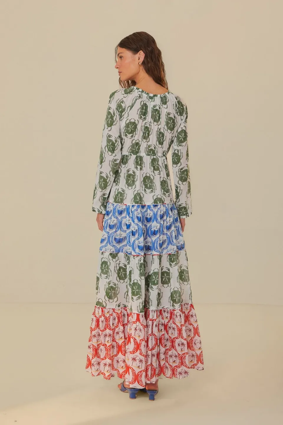 FARM Rio Robes Longues<Robe longue à manches longues Stamp Mix