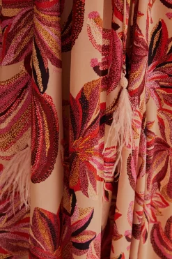 FARM Rio Robes Longues<Robe longue à tapisserie florale et col en V