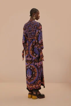 FARM Rio Robes Longues<Robe longue Black Heart Forest