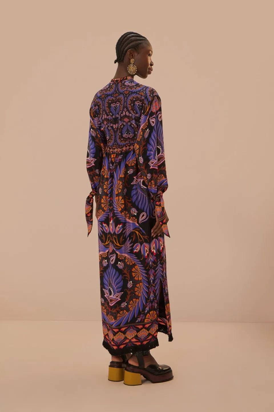 FARM Rio Robes Longues<Robe longue Black Heart Forest