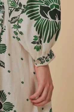 FARM Rio  Robes Longues<Robe longue blanc cassé Forest Soul