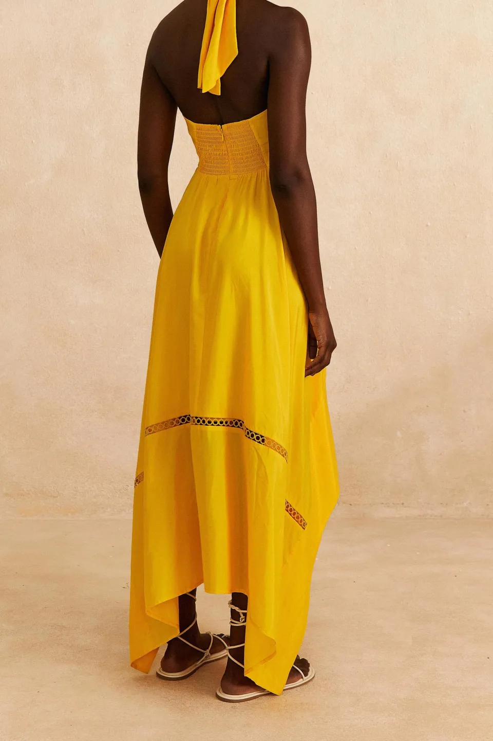 FARM Rio Robes Longues<Robe longue jaune sans manches