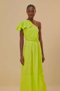 FARM Rio Robes Longues<Robe longue Lenzing™ Ecovero™ Euroflax™ Green Leaf