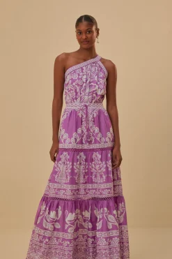 FARM Rio Robes Longues<Robe longue lilas Sweet Garden