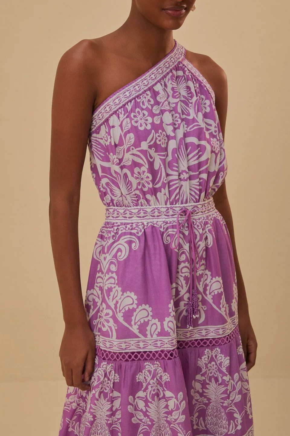 FARM Rio Robes Longues<Robe longue lilas Sweet Garden