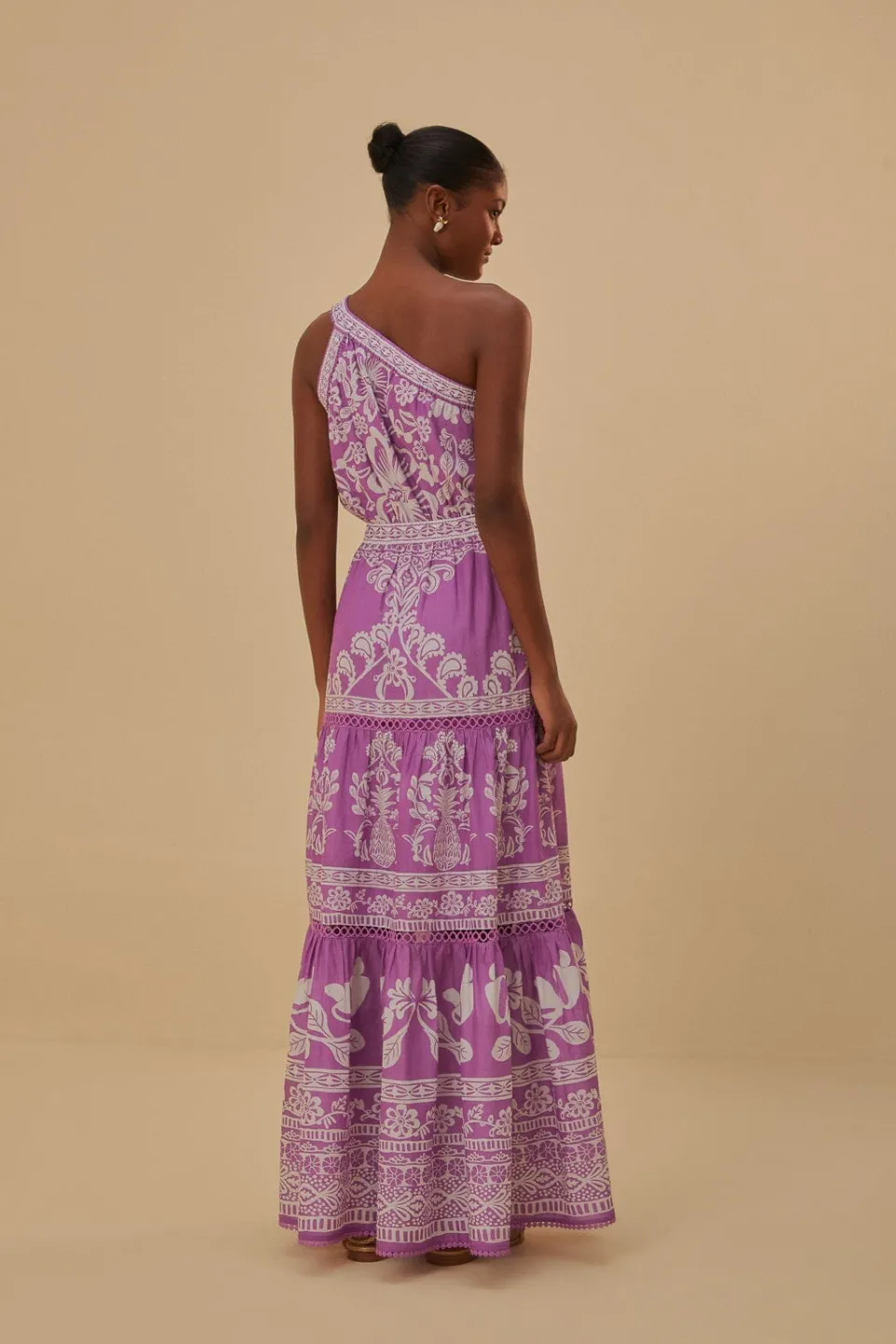 FARM Rio Robes Longues<Robe longue lilas Sweet Garden