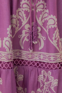 FARM Rio Robes Longues<Robe longue lilas Sweet Garden