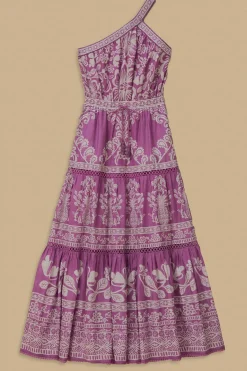 FARM Rio Robes Longues<Robe longue lilas Sweet Garden