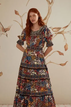 FARM Rio Robes Longues<Robe longue noire Jujus Garden