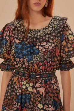 FARM Rio  Robes Longues<Robe longue noire Jujus Garden