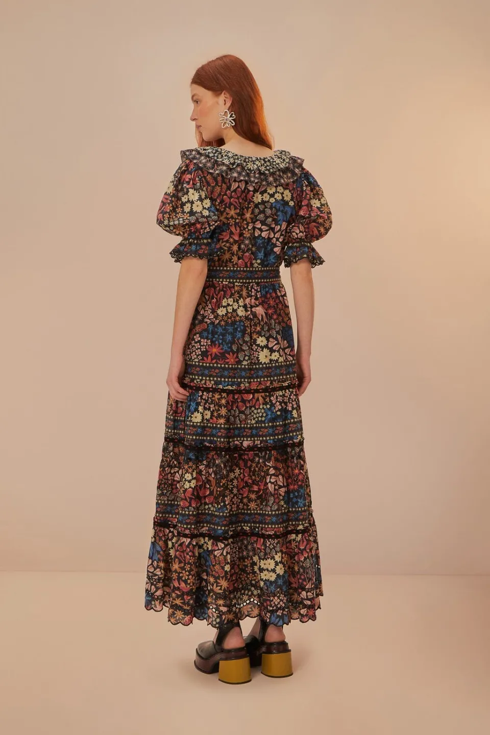 FARM Rio Robes Longues<Robe longue noire Jujus Garden