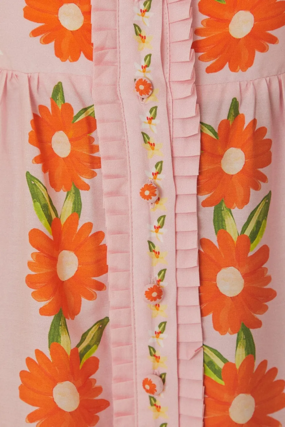 FARM Rio Robes Longues<Robe longue rose salade de papaye
