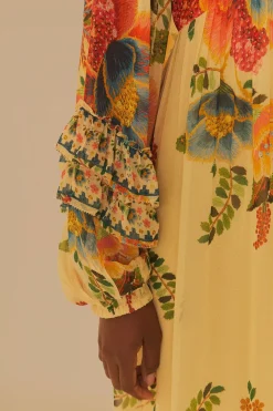 FARM Rio  Robes Longues<Robe longue sable Delicate Garden