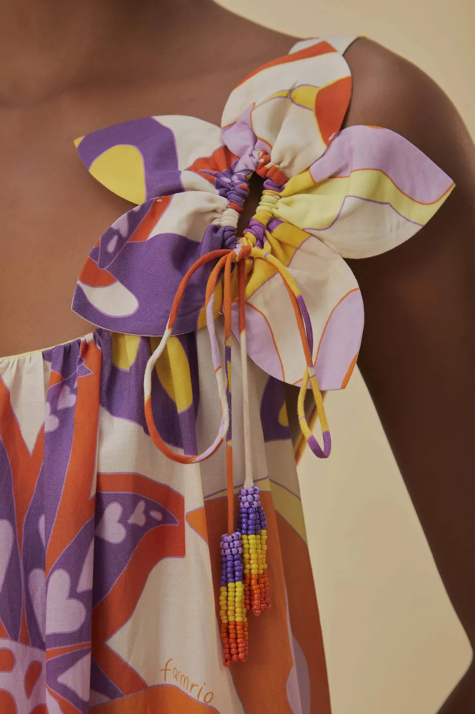 FARM Rio Robes Longues<Robe longue sans manches à fleurs Lee