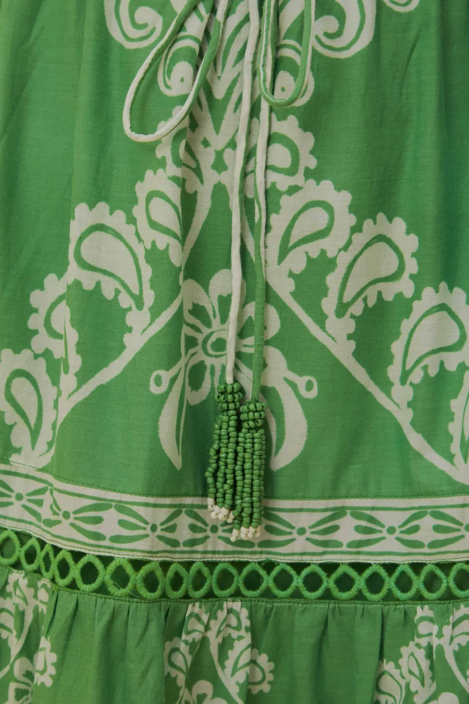 FARM Rio Robes Longues<Robe longue verte Sweet Garden