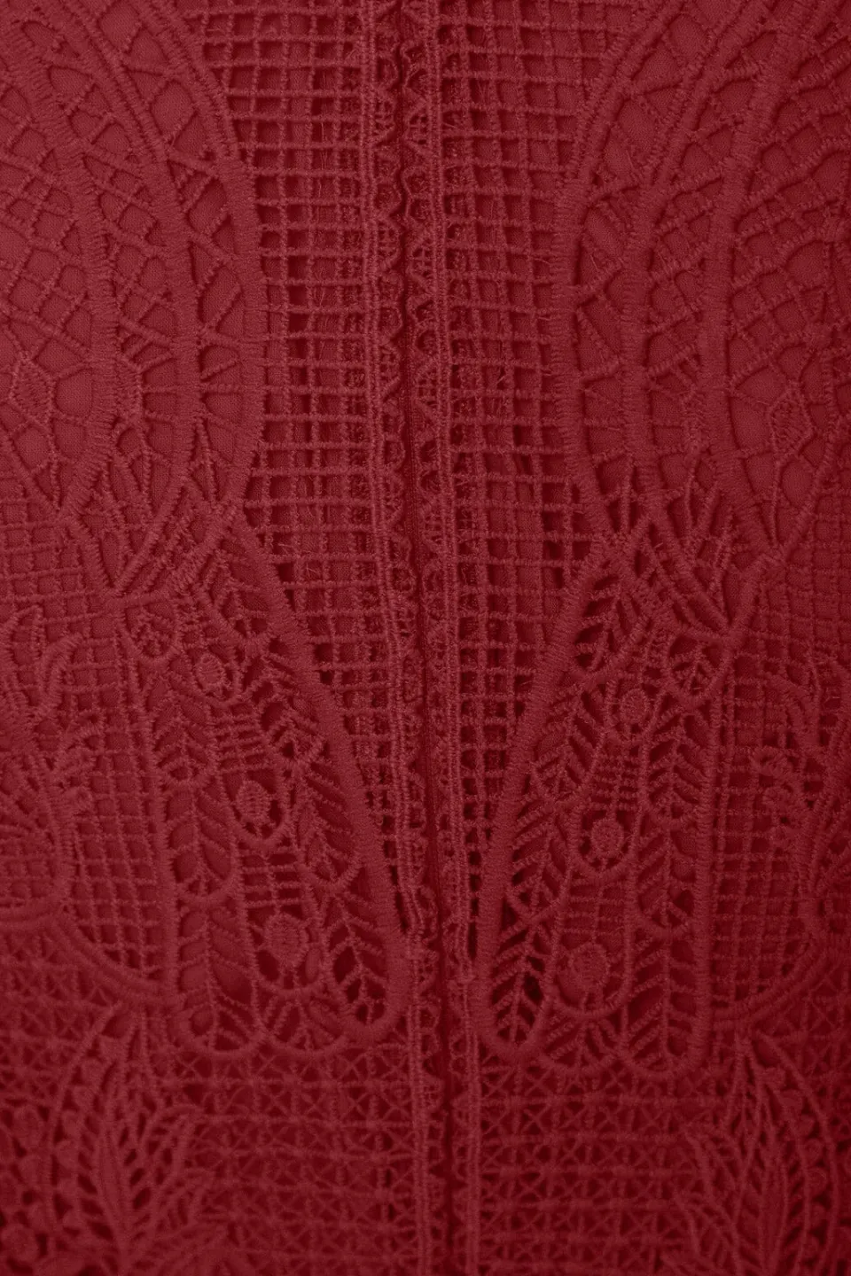 FARM Rio Robes Midi<Robe Midi Découpée Guipire Magenta Foncé