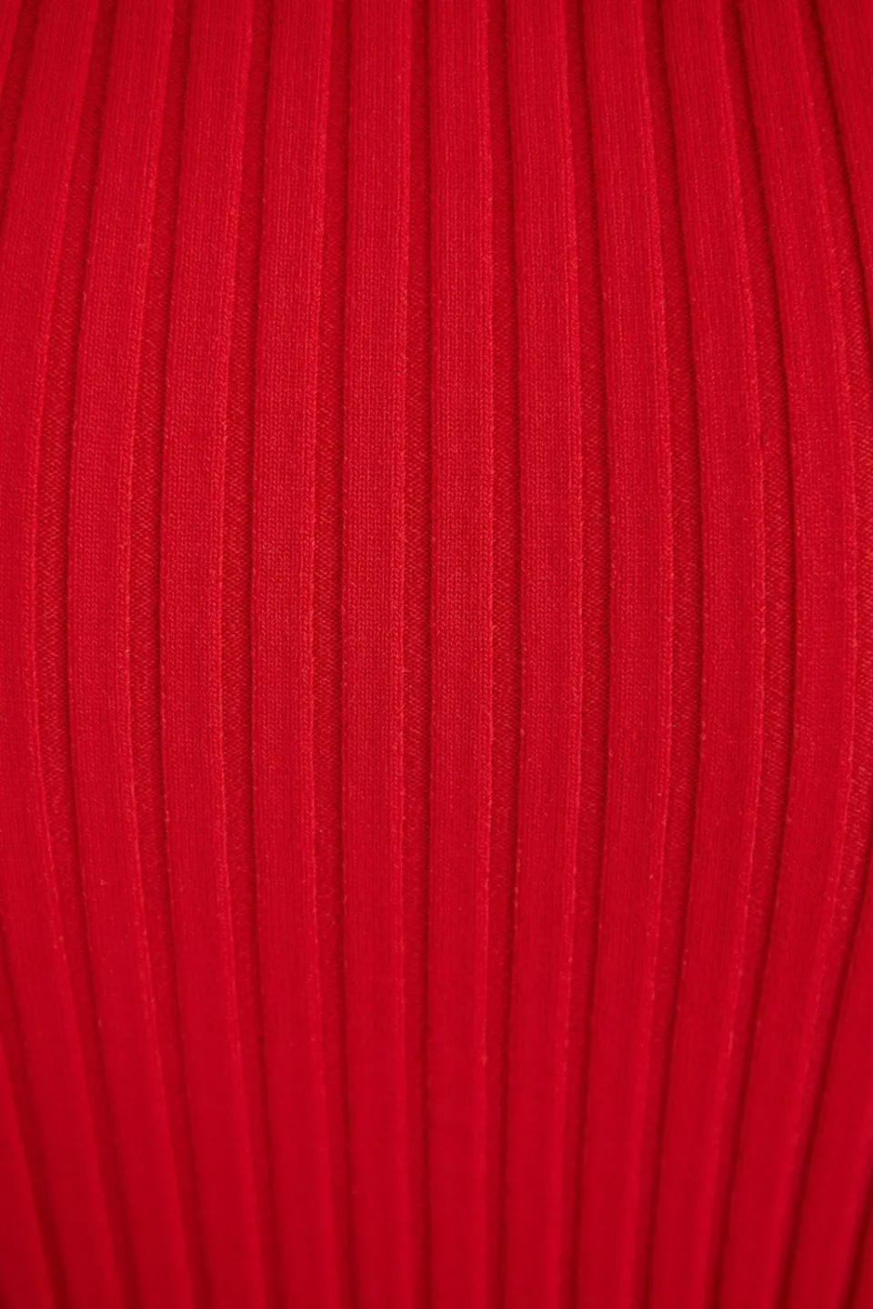 FARM Rio Robes Midi<Robe midi en tricot rouge