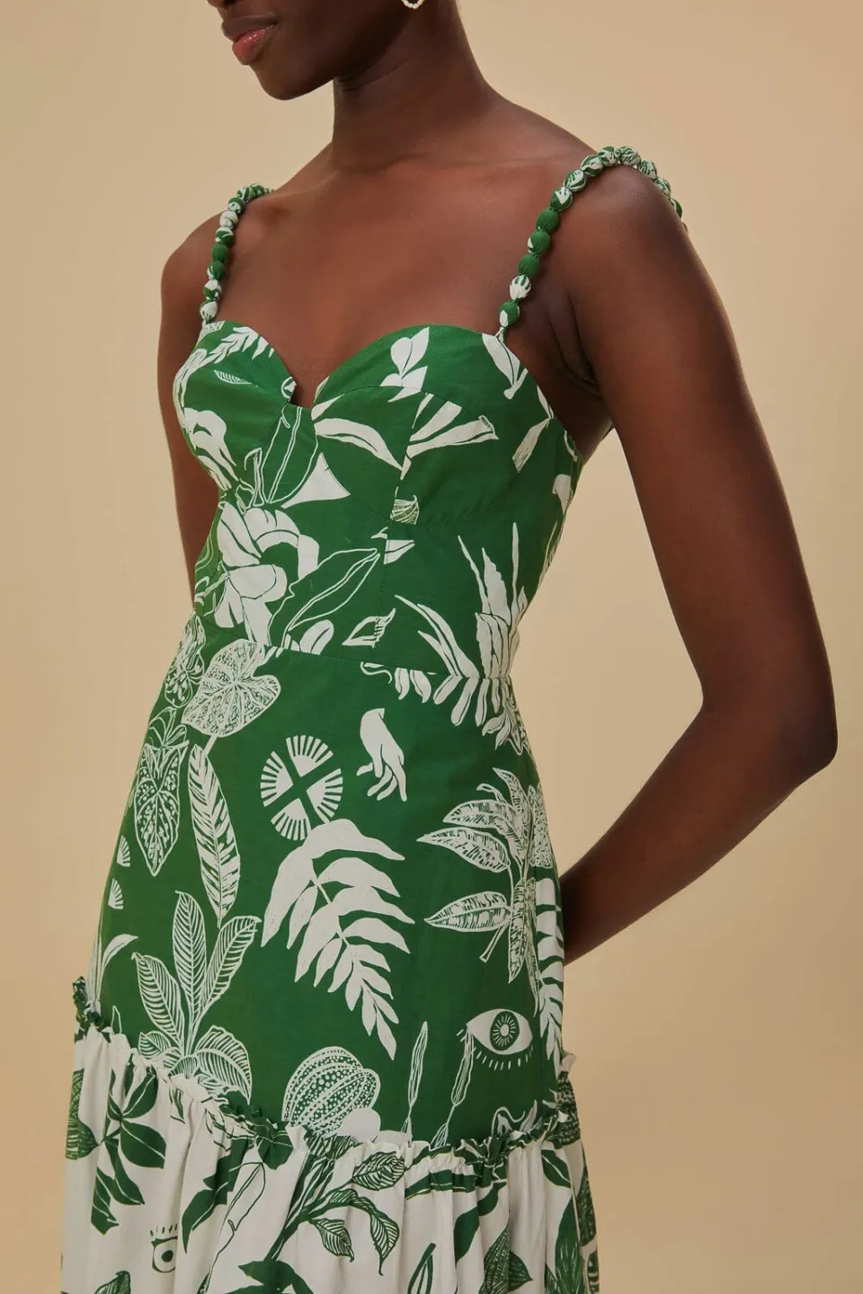 FARM Rio Robes Midi<Robe midi Forest Soul Mix