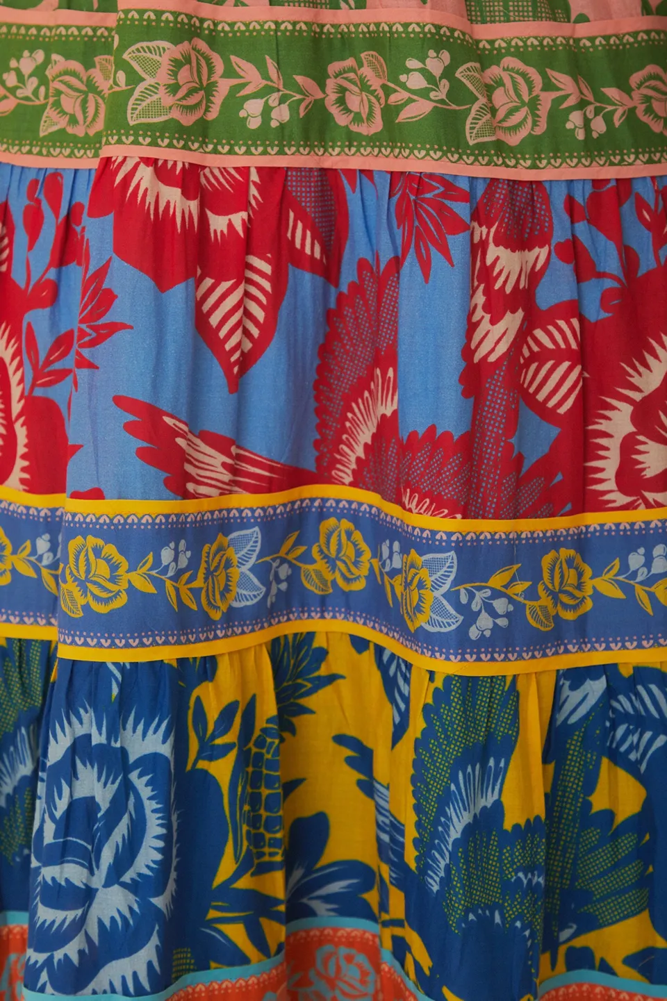 FARM Rio Robes Midi<Robe midi jardin en dentelle mélangée