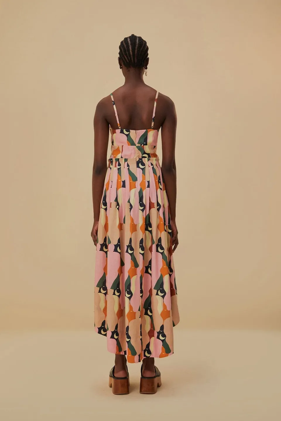 FARM Rio Robes Midi<Robe midi multicolore sans manches The Kiss